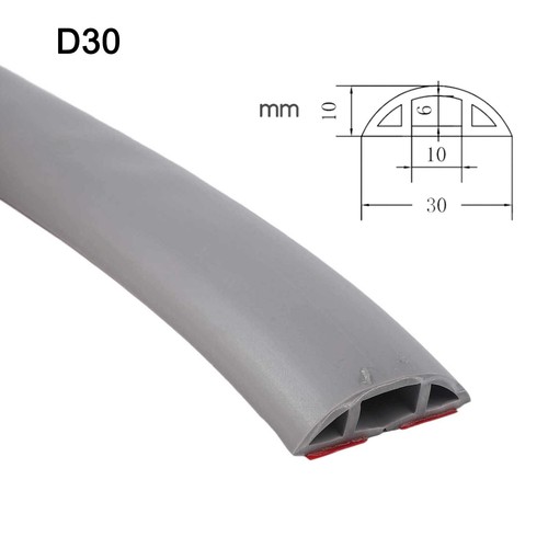 Sturdy Floor Cable Cover for Safe Cable Management 1M Rubber Protector - Afbeelding 7 van 48