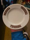 Vintage Ponderosa Pyrex Corning Restaurant ware plate 6 1/4" Western Steakhouse