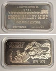 Vintage 1974 ~ 1 oz .999 Silver Bar Death Valley Mint ~ USPS Century of Progress