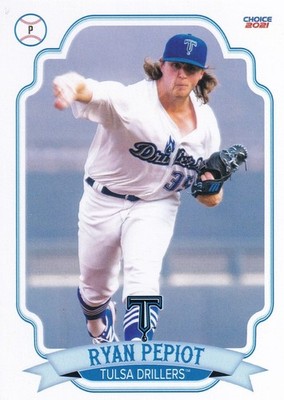 Ryan Pepiot 2021 Choice Tulsa Drillers Minor League Rookie Card #27 RC Dodgers