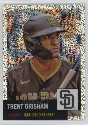 2022 Topps Chrome Platinum Anniversary Speckle Refractor /150 Trent Grisham 1i6m