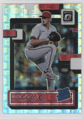 2022 Panini Donruss Optic Rated Pandora Prizm 7/99 Nick Lodolo Rookie RC 5h8