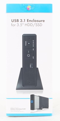 ICY BOX IB-377-C31 External 3.5 Inch Hard Drive Enclosure USB-C 3.1 Connector (G - Photo 7/10
