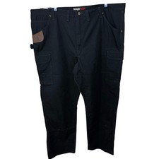 Wrangler Riggs Workwear Pants Mens Black Ranger Relaxed Fit NWT size 48x32 