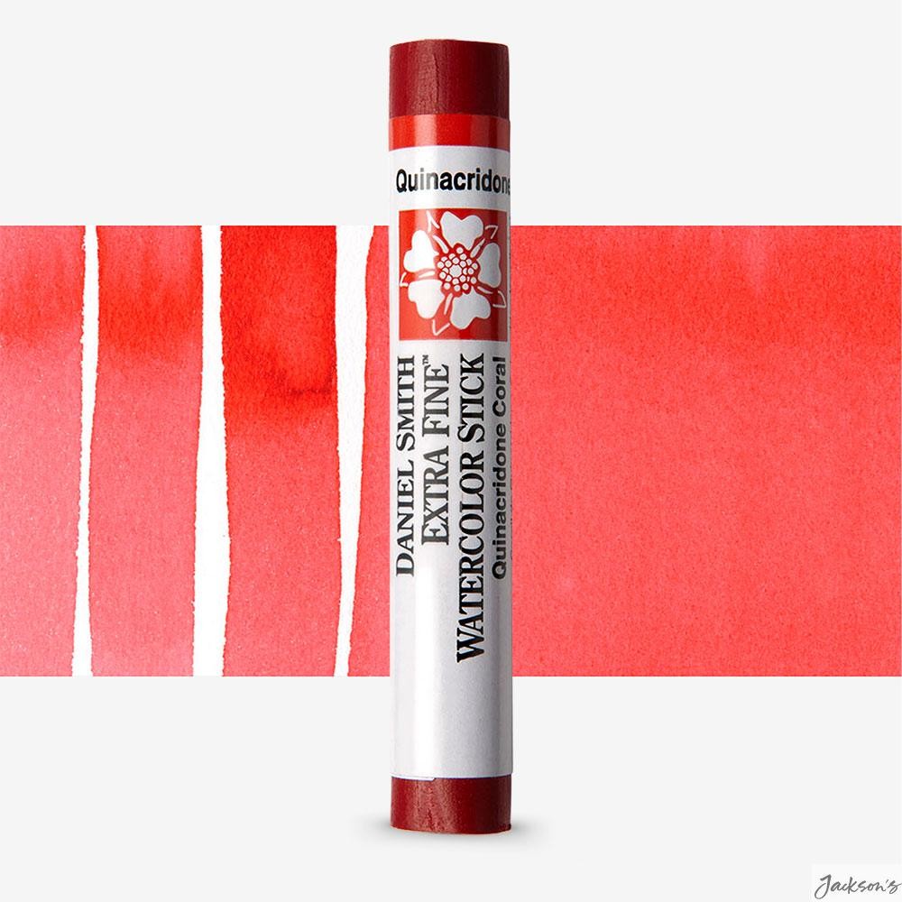Daniel Smith Watercolour Paint Stick Pure Pigment Quinacridone Coral Travel Art