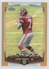 2014 Topps Chrome Gold Refractor 43/50 Aaron Murray #129 oh9
