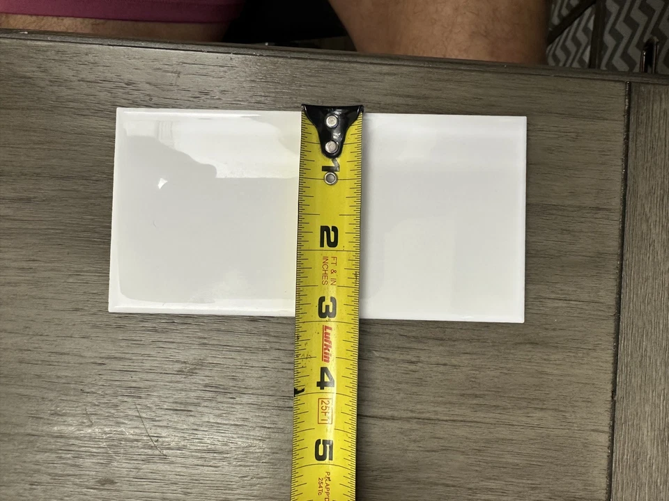 Azulejo de metro blanco brillante (blanco brillante) Foto 4 de 4