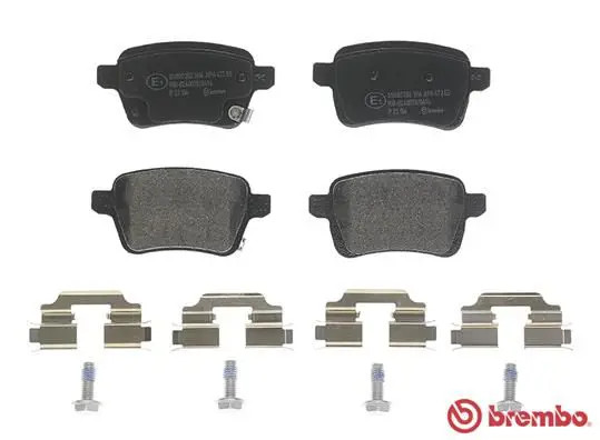 BREMBO P 23 156 Bremsbeläge Hinten für Fiat 500L - Bild 2