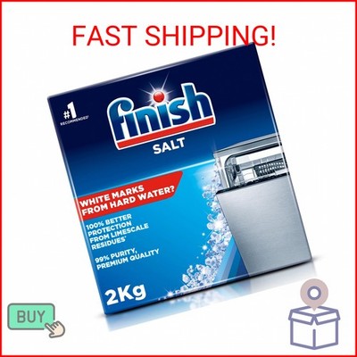Finish Dishwasher Salt Helps Soften Water to Prevent Limescale and Watermarks, 2