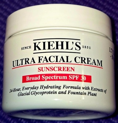 Kiehl's Ultra Facial Cream Sunscreen SPF 30 New & sealed 1.7 oz ~ 50ml