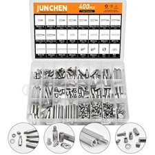 M4 Hex Standoff PCB Motherboard Spacer Assortment Kit,400Pcs 304 Stainless M4 St