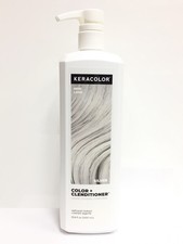 KeraColor Color Clenditioner - Silver, 33.8 oz