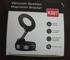 Vacuum Magnetic Phone Holder  Adjustable Car Mount    for iPhone Magsafe Android