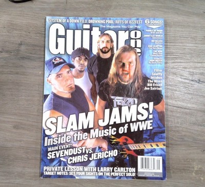 Guitar One Magazine September 2002 Chris Jericho WWE System of a Down Tabs
