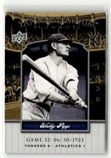 2008 Upper Deck Yankee Stadium Legacy #32 Wally Pipp