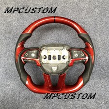 Red Steering Wheel Fit For Dodge Challenger 2015 Hellcat Charger