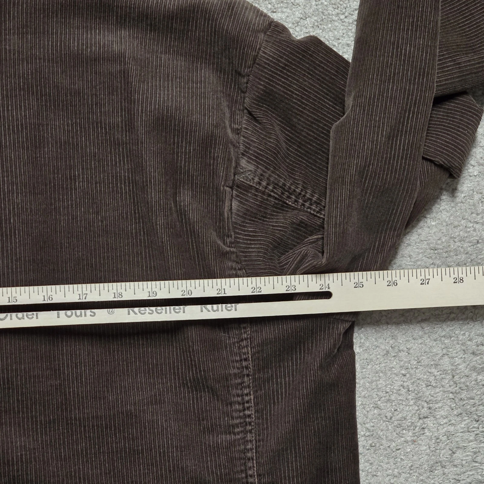 Vintage Quicksilver Edition Brown Corduroy Chore Coat Jacket Mens XL 90s EUC - product detail image 15