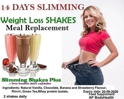 AP HEALTHSTORE Fast Slimming Diet Shakes Weight loss Meal Replacement Filling Milkshake Shake
