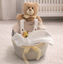 Neutral Baby Gift Hamper | Unisex Newborn Gift Basket | Select Baby Shower Gift