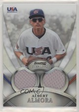 2010 Bowman Sterling USA Baseball Relics Dual Refractor /199 Albert Almora xm5
