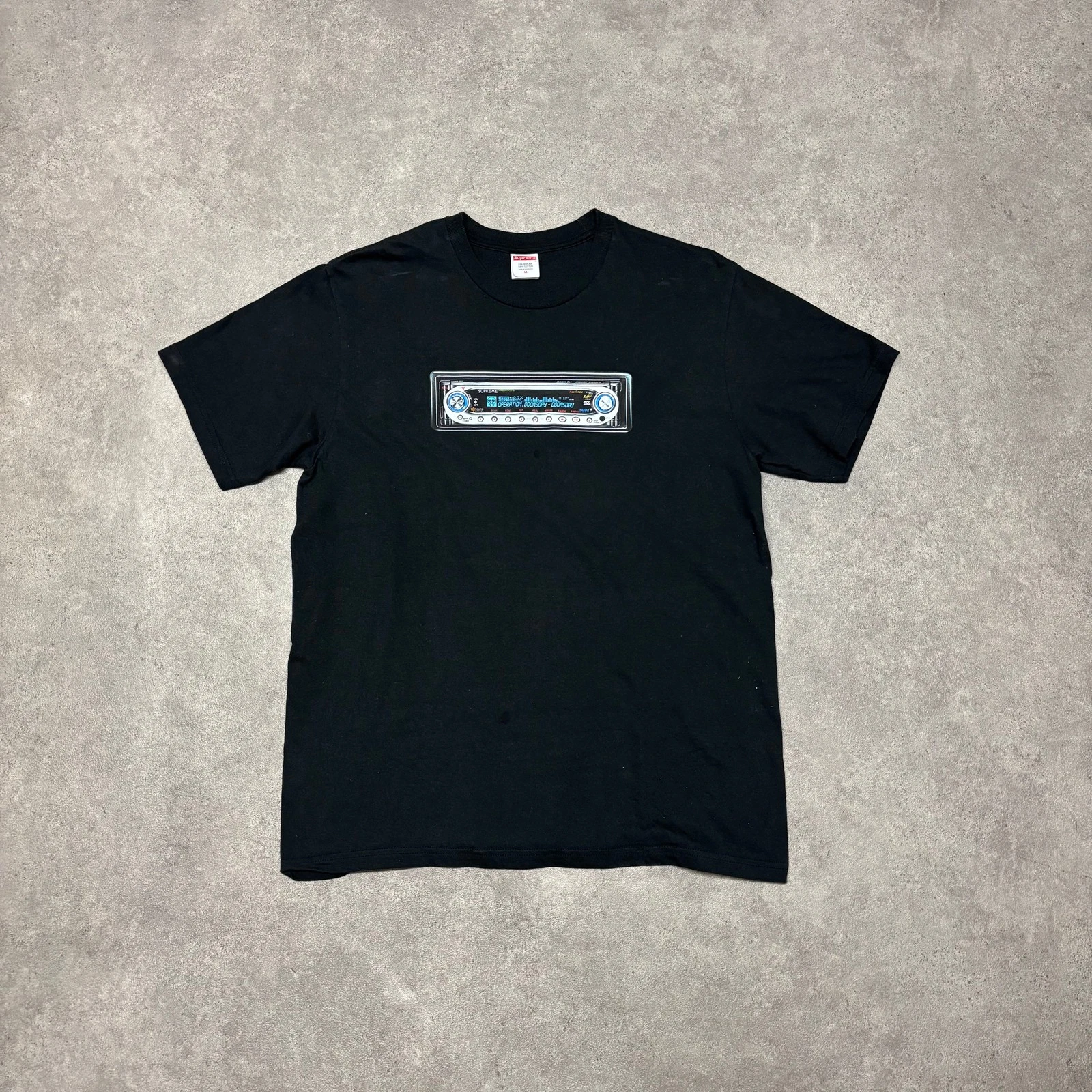 T shirt graphique noir Supreme Receiver (M)