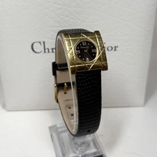 Dior Square Canage Gold Watch for Women Christian Dior,13994