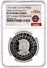 Donald Trump Coins x UFC Freedom 250 1oz Silver Medal NGC PF70 Ultra Cameo 250th