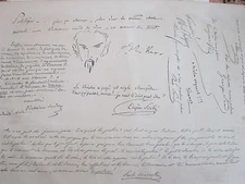 Engraving 1863 - The Autograph