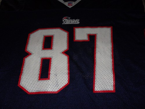 Men's Reebok NFL Size XL New England Patriots Football Jersey 87 David Givens - Picture 5 of 18