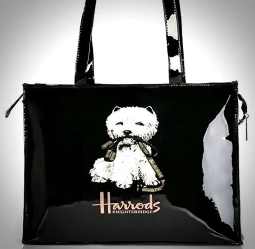 HARRODS LONDON Large Tote Bag with Doggie New - Photo 1 sur 4