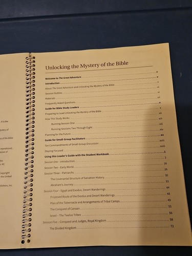 Unlocking the Mystery of the Bible Leader's Guide - Picture 5 of 15