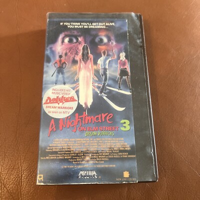 Nightmare On Elm Street 3 Dream Warriors Vhs Vintage Horror Scary