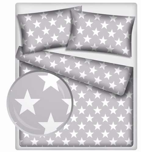 Grey/White/Red/Black *STARS* 100% Cotton Fabric Material By The Metre 63" Wide - Picture 32 of 178