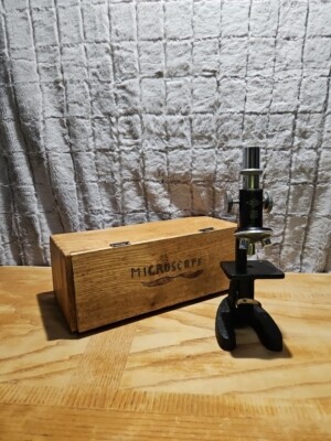 Vintage Microscope Wolfe #77907 Made in Germany