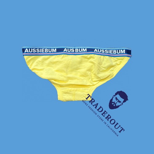 AussieBum Men Yellow icy pop Bikini String Bikini underwear Size M L - Picture 3 of 3
