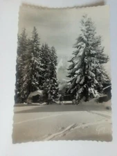 Cpsm St Gervais les Bains Les champs de neige du plateau des Bettex At the bottom dome