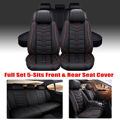 For 2016-2024 Subaru Crosstrek Car 5-Seat Covers Waterproof PU