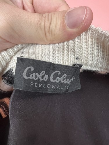 Carlo Colucci Vintage sweater knith streetwear Italy design size L Men's - Picture 5 of 7