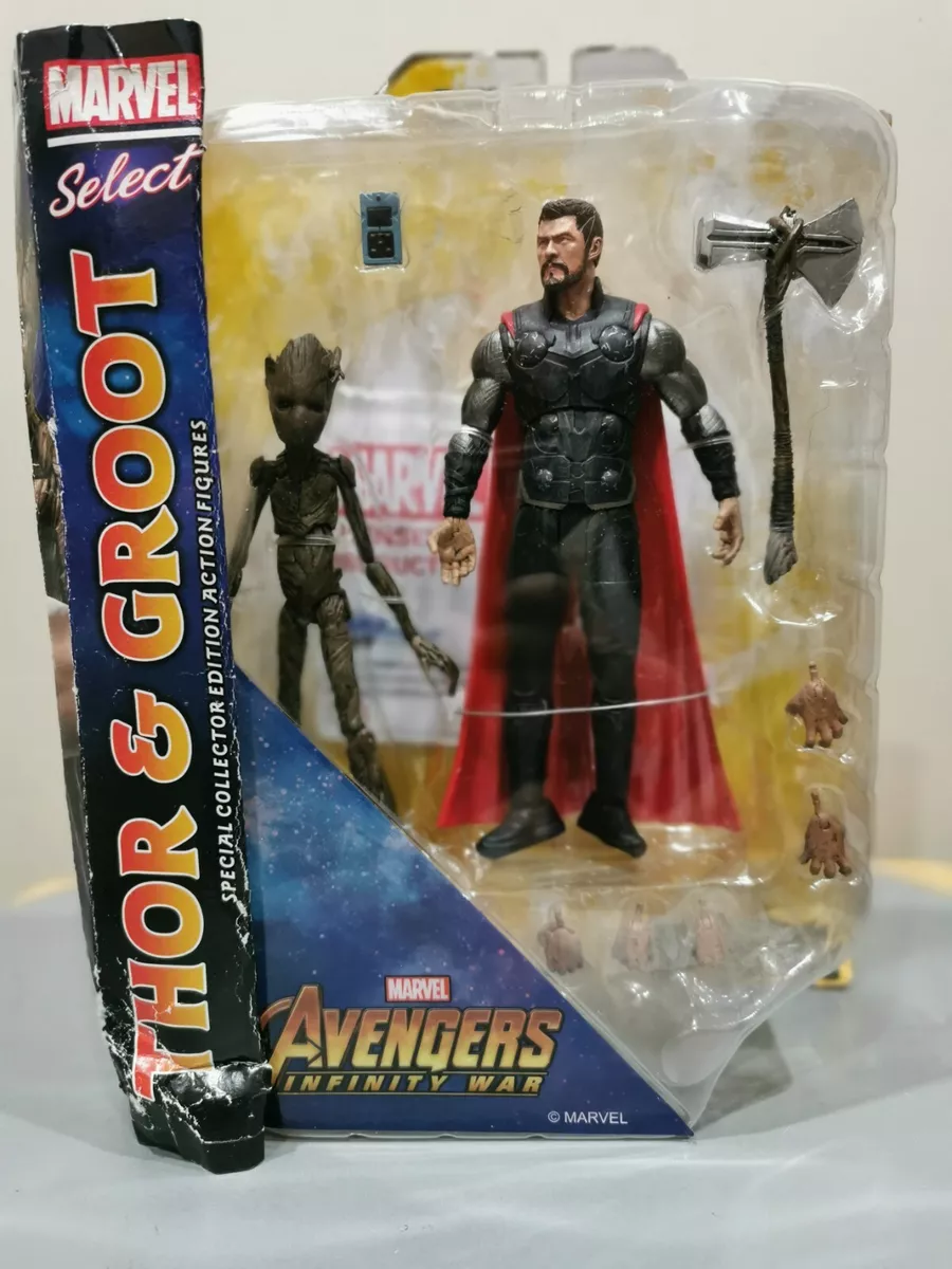 Thor and online groot marvel select