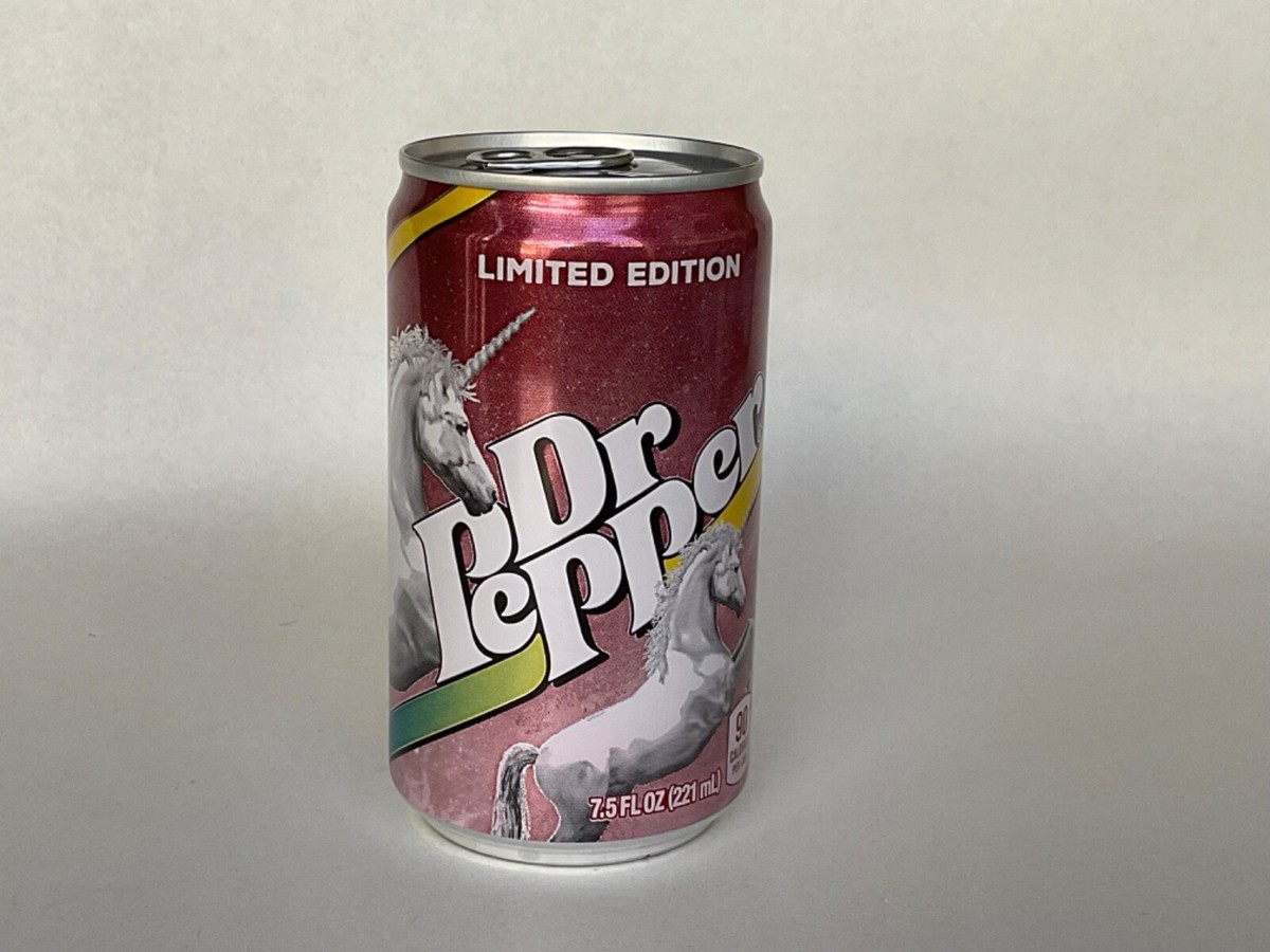 2017 Dr Pepper Can Unicorn Limited Edition Mini Can 7.5 OZ. | eBay