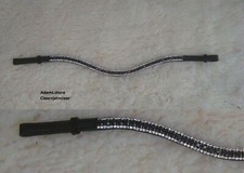Browband Clear+jet+Clear Crystal and Peari Brow Band -Xfull,Full,Cob