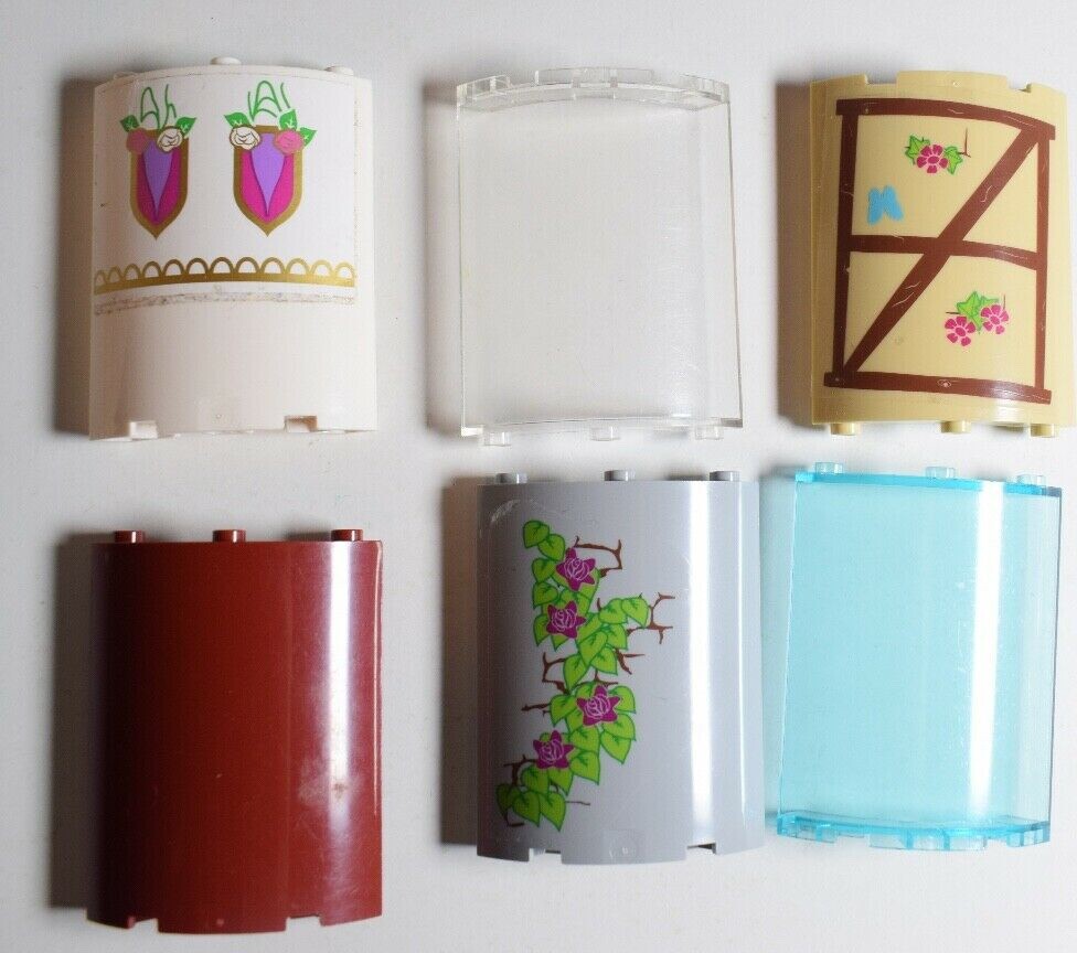 Lego 30562 Panel Curved 4x4x6 Corner Round Select Colour Pack of 4