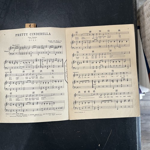 Preziosa Cenerentola Spartiti Vintage 1926 Art Déco Ukulele - Foto 4 di 6