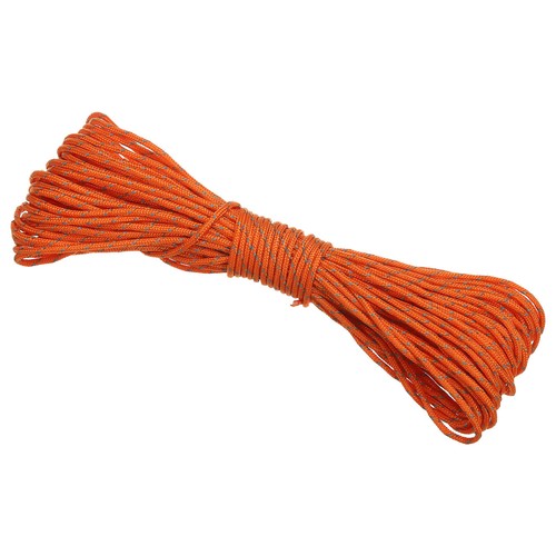 Reflective Guyline Camping Paracord 2mm Tent Cord Guyline Rope Orange - Picture 1 of 6