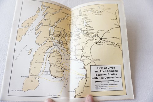 Clyde Coast Steamer Services 1966 horario paquete de vapor de Caledonia - Imagen 2 de 8