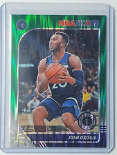 2019-20 PANINI HOOPS PREMIUM GREEN FLASH JOSH OKOGIE 71/99 BASKETBALL CARD #113