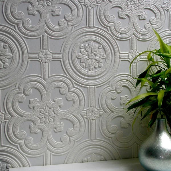 Paintable Wallpaper Embossed Textured Luxury Vinyl Easy Apply Egon Anaglypta - Image 4
