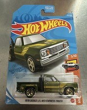 Hot Wheels Green 1978 Dodge Li'L Red Express Truck Treasure Hunt HW Hot Trucks