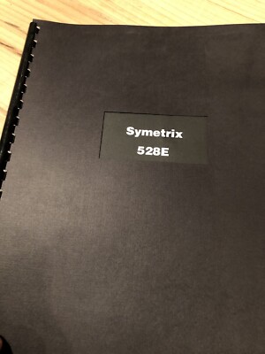 Symetrix 528e 528  TI 101 Owners Manual (PICK ONE)