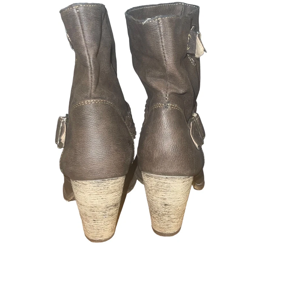 Botas de tornozelo femininas Tu Exploras Botines marrom tamanho 24,5 Mex (7,5 M) - Imagem 4 de 4